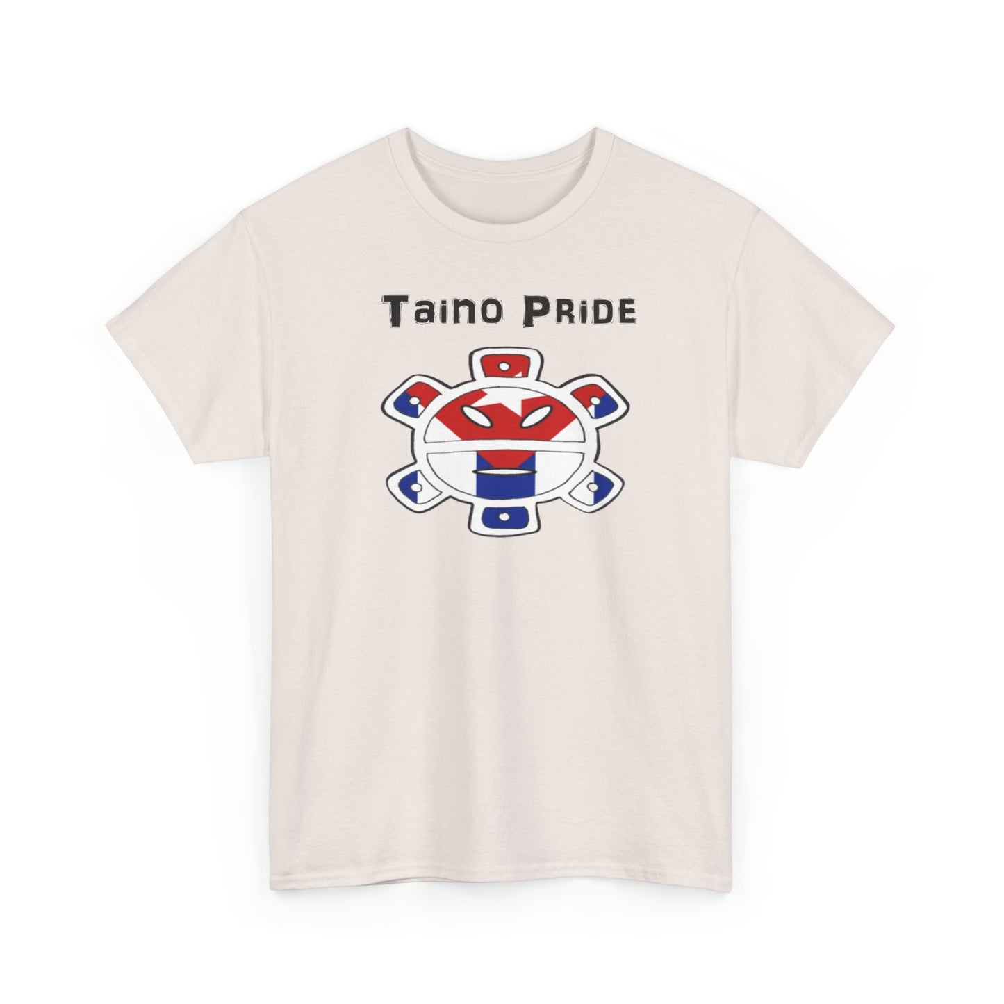 Cuban Flag Taino Pride, Unisex Heavy Cotton Tee