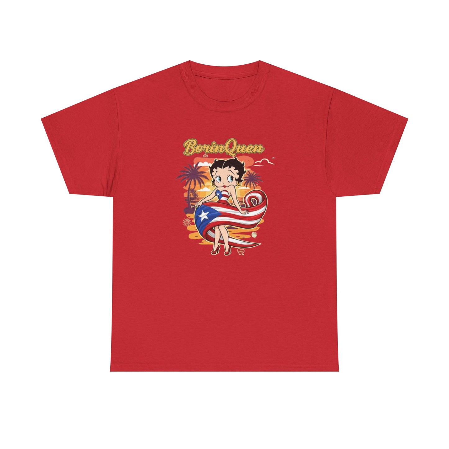 Borinquen Betty, Unisex Heavy Cotton Tee
