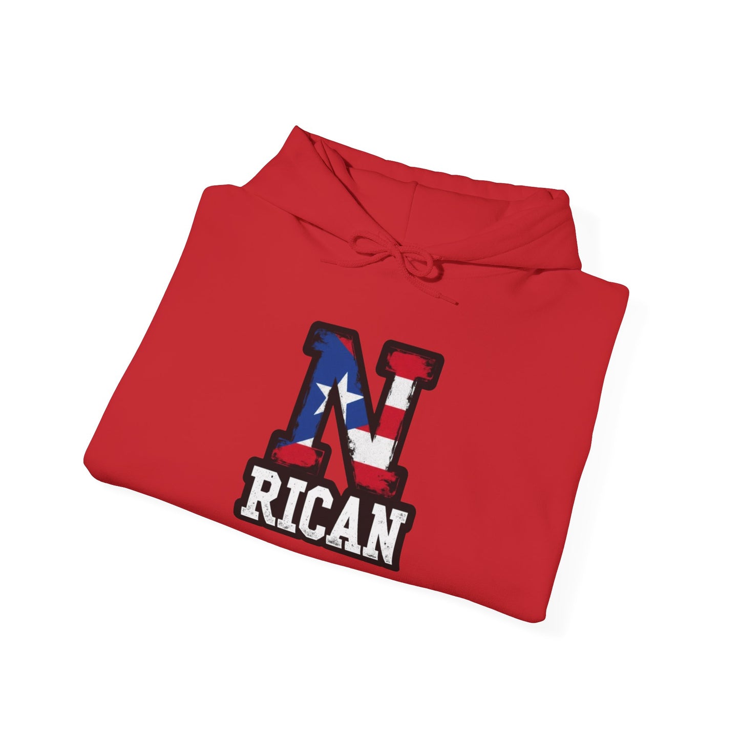 N Rican Unisex Hoodie, Cozy Sweatshirt, Casual Wear, Gifts for Adventures, Pride Apparel, Comfortable Streetwear