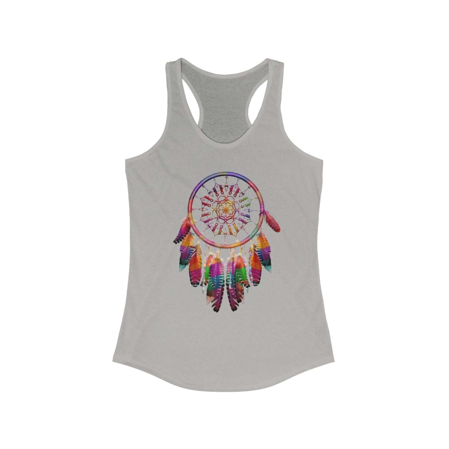 Colorful Dream Catcher, Women's Ideal Racerback Tank