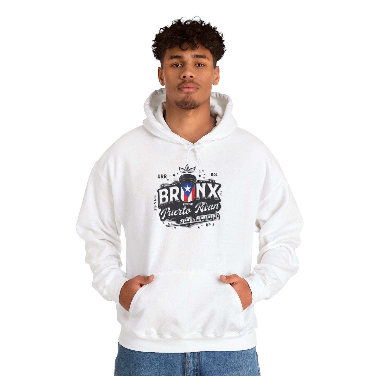 Bronx Puerto Rican Unisex Hoodie, Cozy Sweatshirt, Casual Wear, Gifts for Adventures, Pride Apparel, Comfortable Streetwear