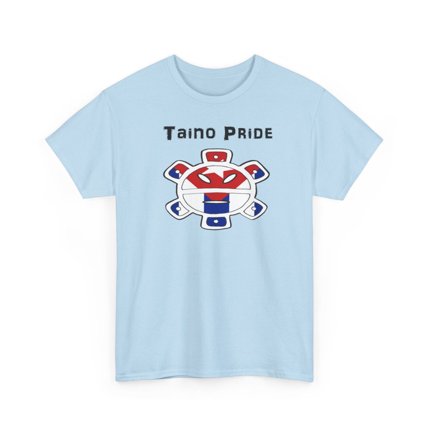 Cuban Flag Taino Pride, Unisex Heavy Cotton Tee