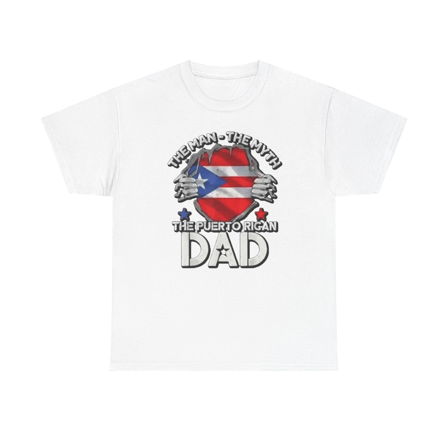 The Puerto Rican DAD, Unisex Heavy Cotton Tee