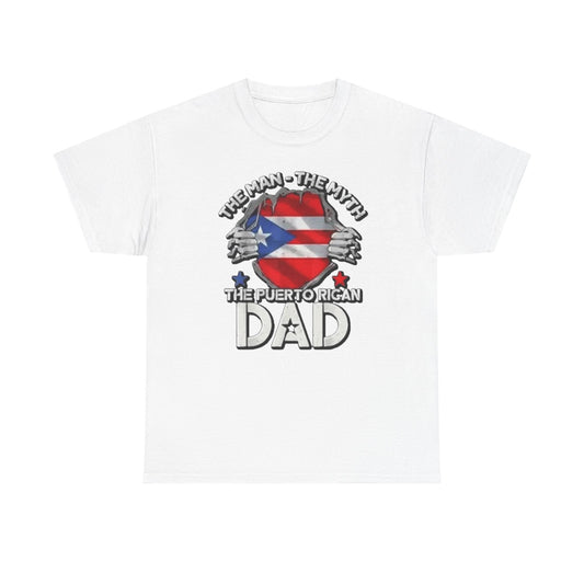 The Puerto Rican DAD, Unisex Heavy Cotton Tee
