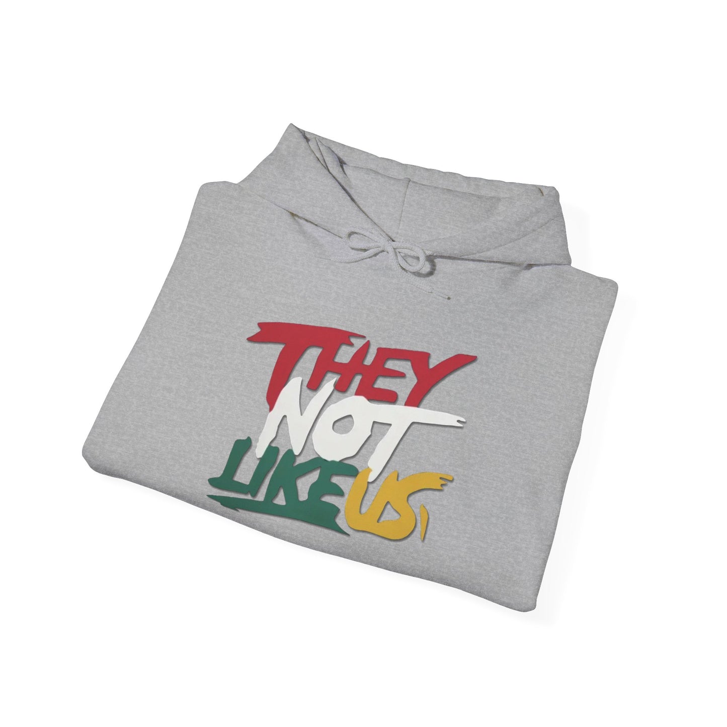 They Not Like US Unisex Hoodie, Cozy Sweatshirt, Casual Wear, Gifts for Adventures, Pride Apparel, Comfortable Streetwear