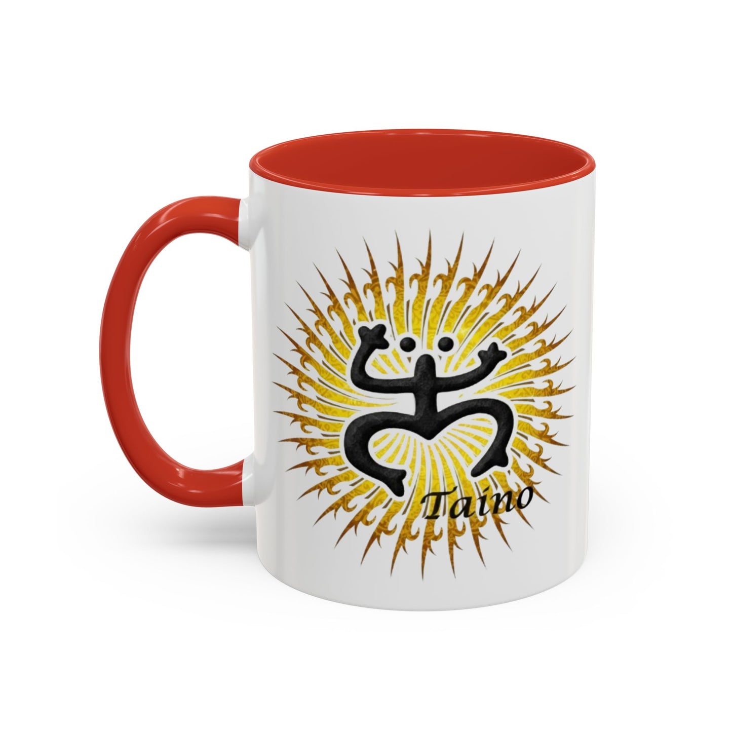 Taino Coqui Sun Colorful Accent Mugs, 11oz