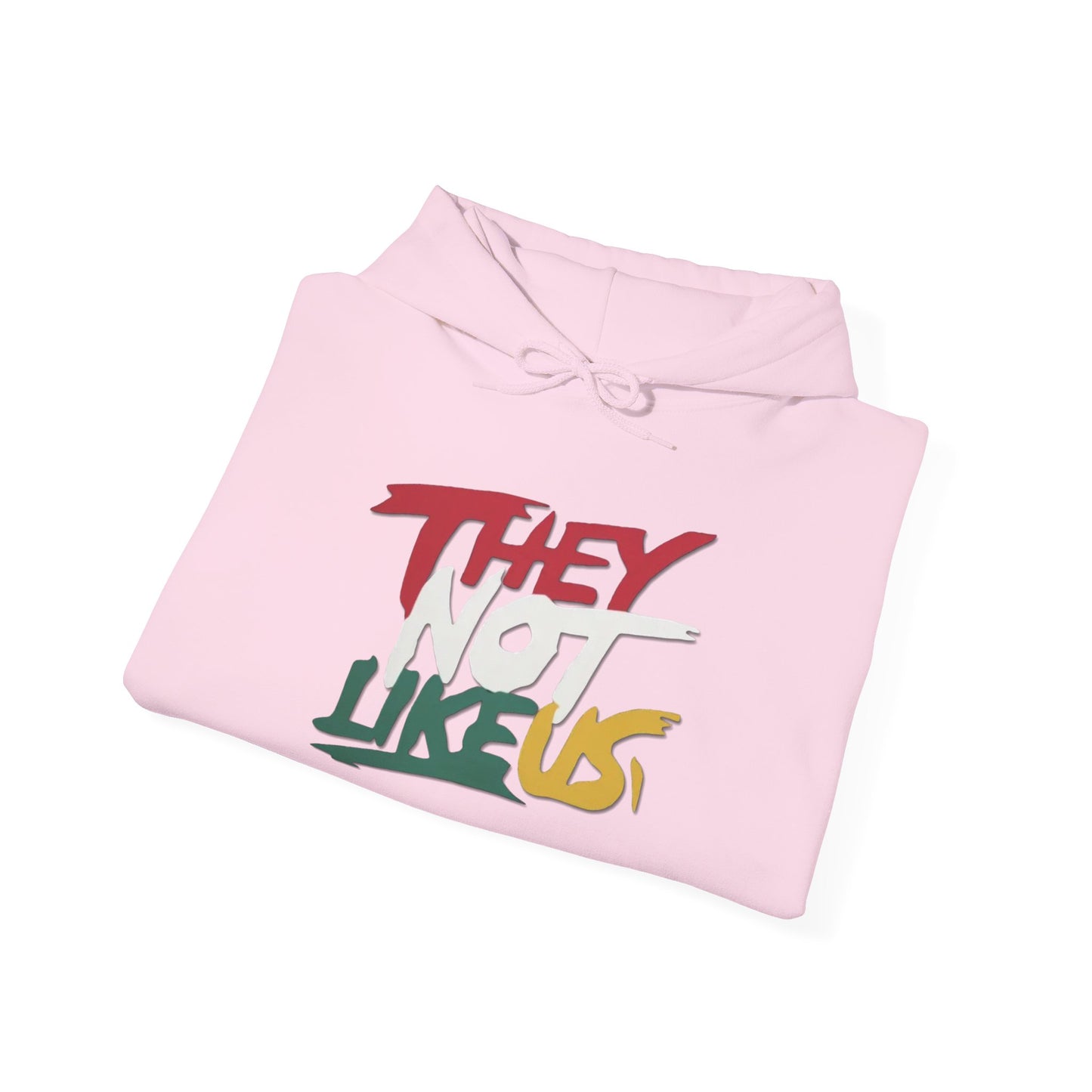 They Not Like US Unisex Hoodie, Cozy Sweatshirt, Casual Wear, Gifts for Adventures, Pride Apparel, Comfortable Streetwear