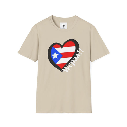 PR heart flag Wepaa!!, Unisex Softstyle T-Shirt