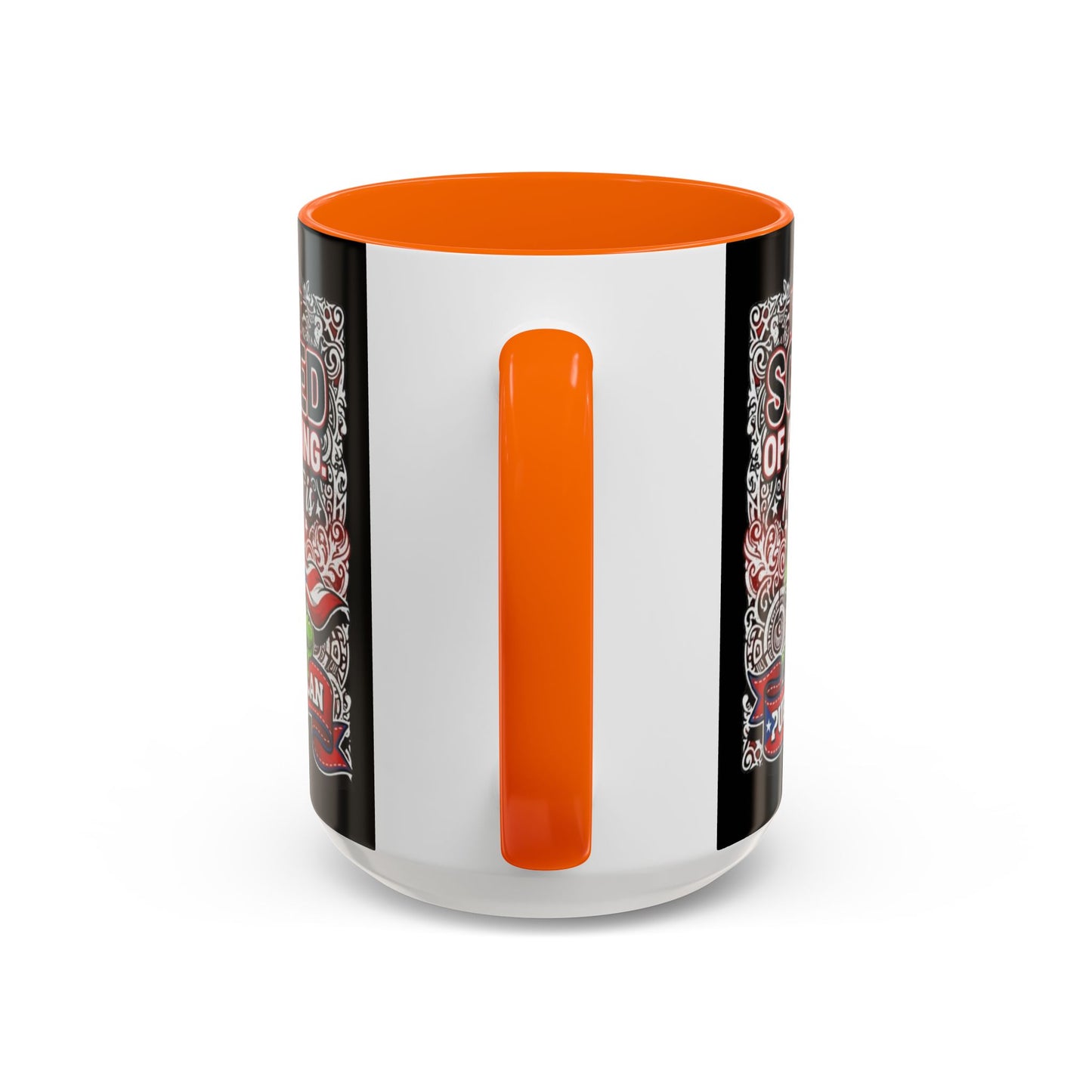 I'M NOT SCARED OF ANYTHING..., Colorful Accent Mugs, 11oz