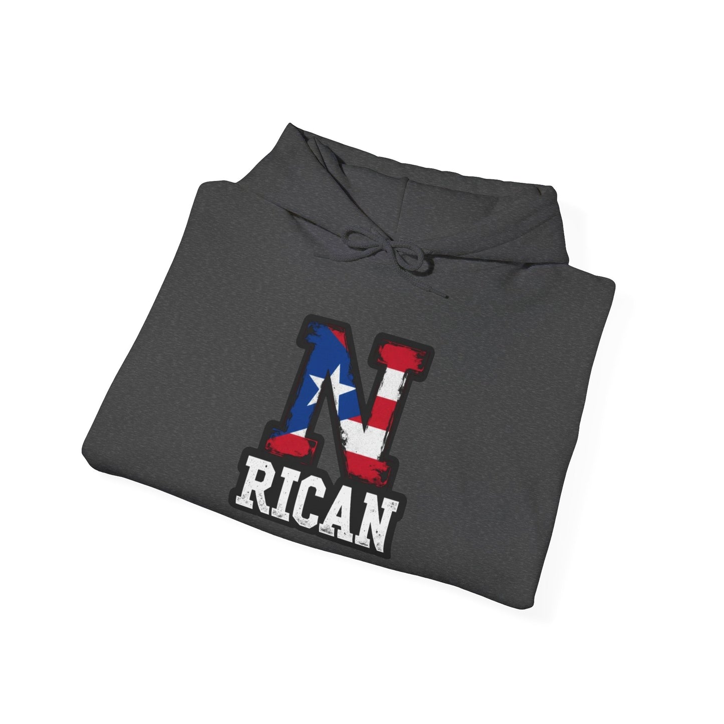 N Rican Unisex Hoodie, Cozy Sweatshirt, Casual Wear, Gifts for Adventures, Pride Apparel, Comfortable Streetwear