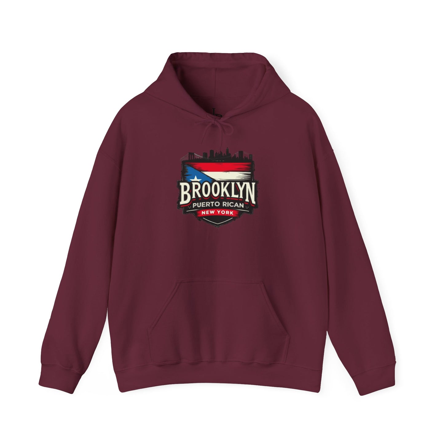 Brooklyn Puerto Rican Unisex Hoodie, Cozy Sweatshirt, Casual Wear, Gifts for Adventures, Pride Apparel, Comfortable Streetwear