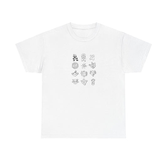 Taino Symbols, Unisex Heavy Cotton Tee