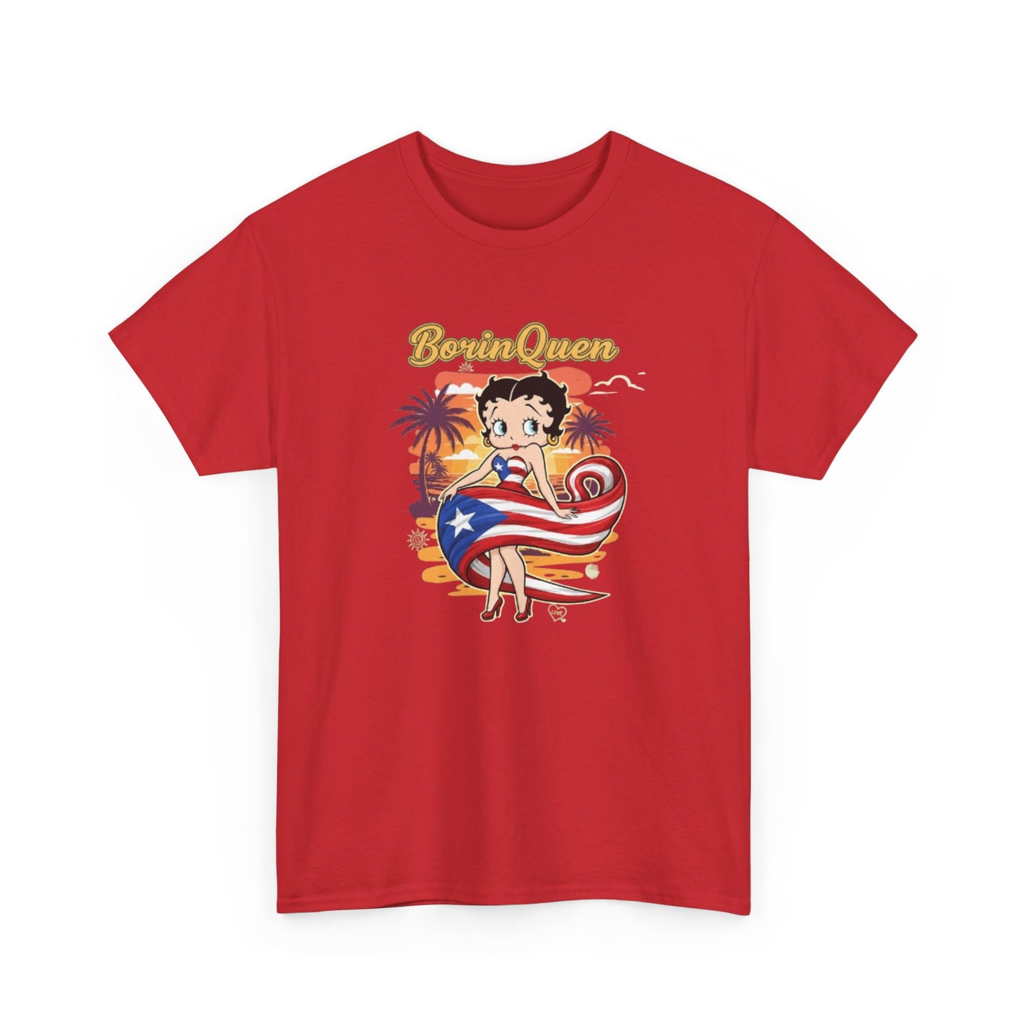 Borinquen Betty, Unisex Heavy Cotton Tee