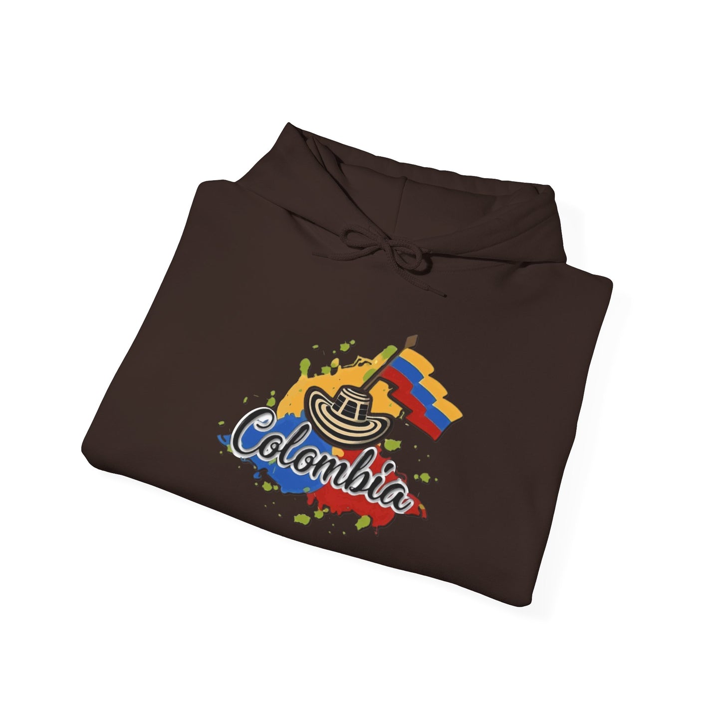 Colombia Unisex Hoodie, Cozy Sweatshirt, Casual Wear, Gifts for Adventures, Pride Apparel, Comfortable Streetwear