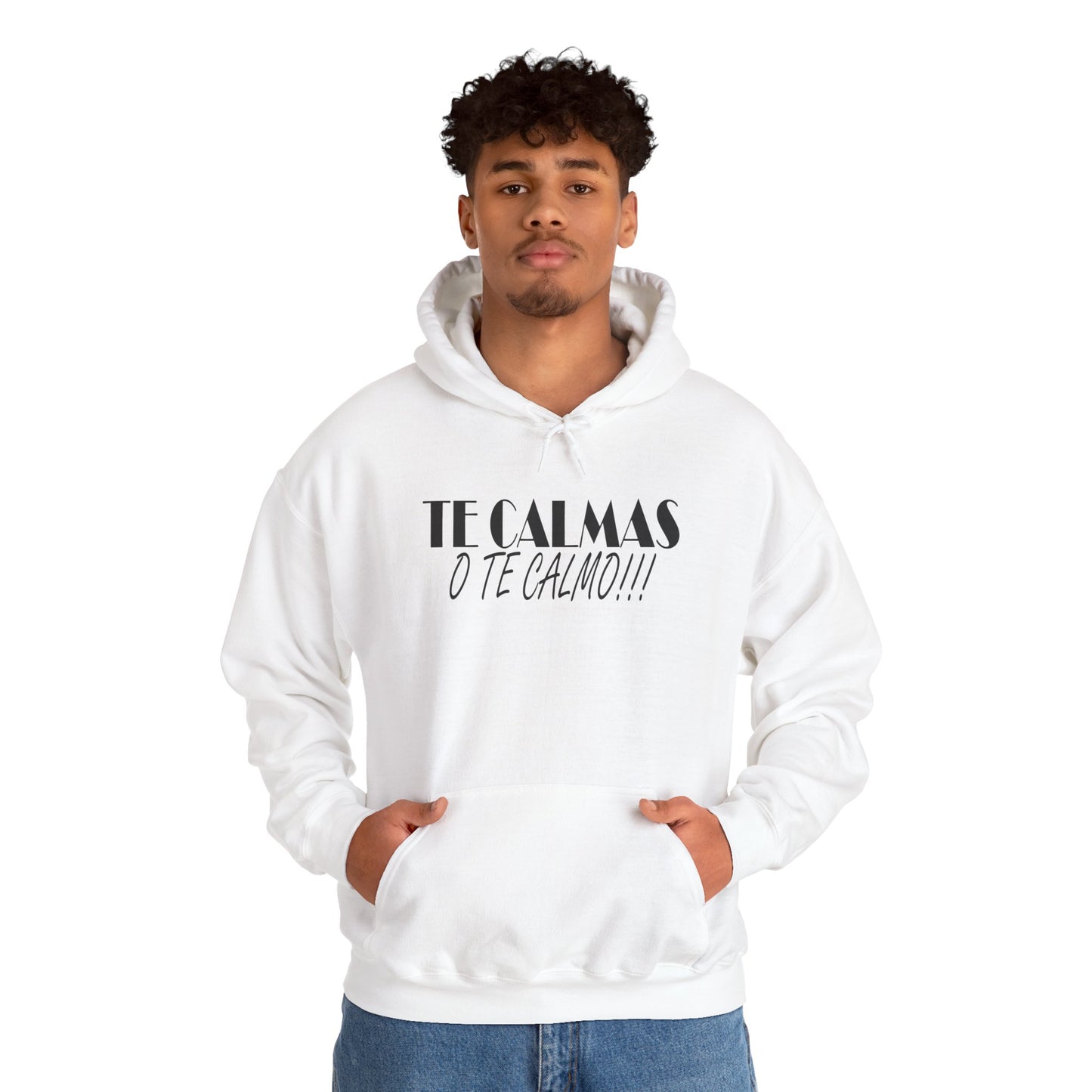 TE CALMAS O TE CALMO Unisex Hoodie, Cozy Sweatshirt, Casual Wear, Gifts for Adventures, Pride Apparel, Comfortable Streetwear