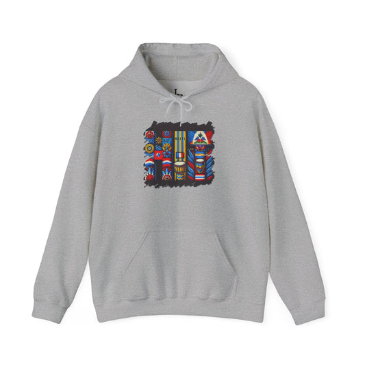 Haiti Unisex Hoodie, Cozy Sweatshirt, Casual Wear, Gifts for Adventures, Pride Apparel, Comfortable Streetwear