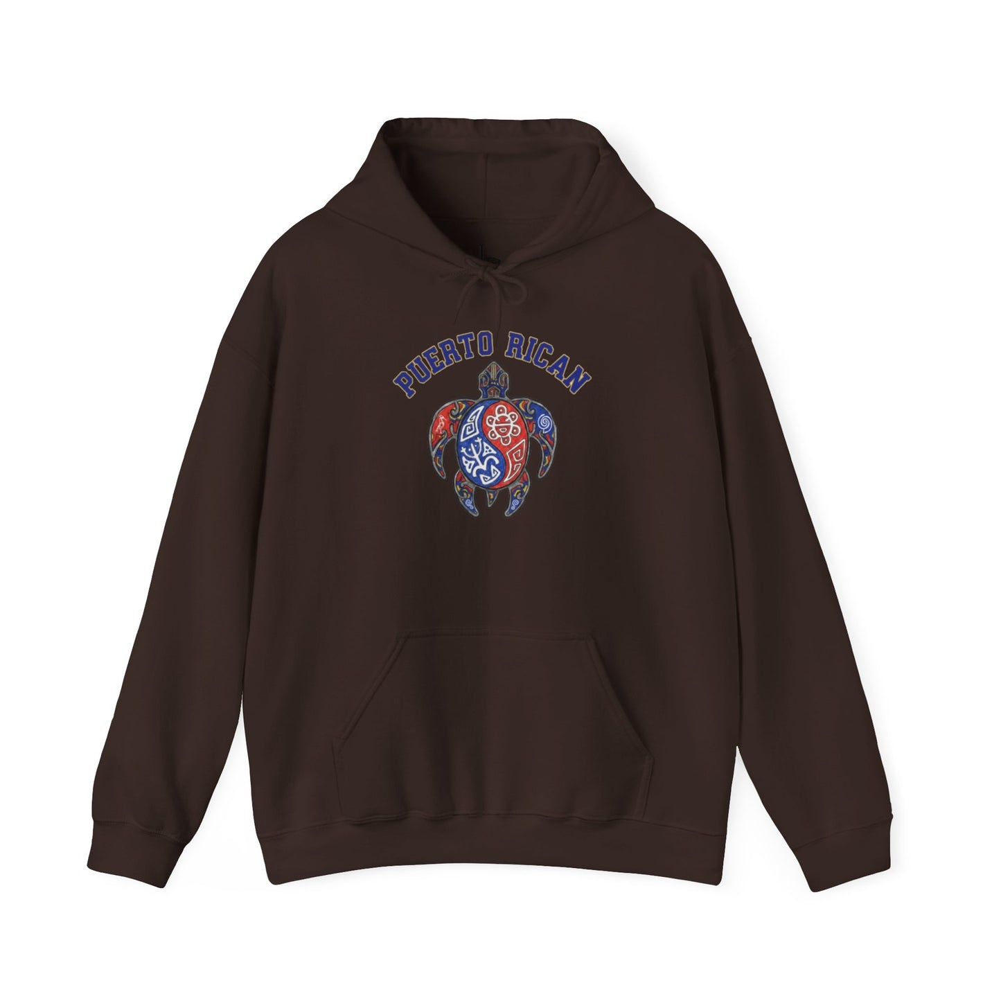 Taino Turtle Unisex Hoodie, Cozy Sweatshirt, Casual Wear, Gifts for Adventures, Pride Apparel, Comfortable Streetwear