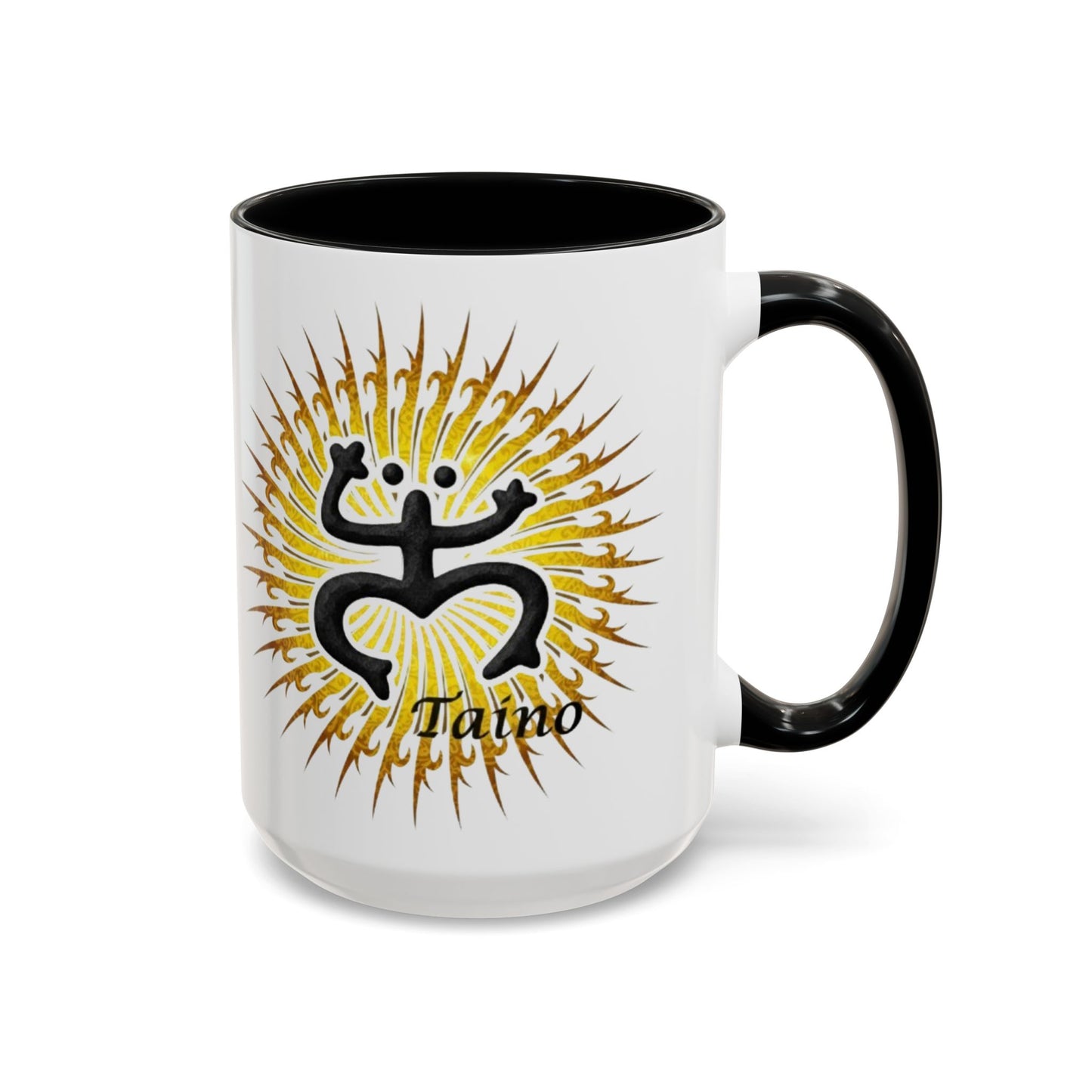 Taino Coqui Sun Colorful Accent Mugs, 11oz