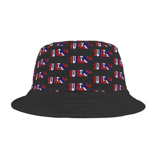 Puerto Rico Map, Bucket Hat (AOP)