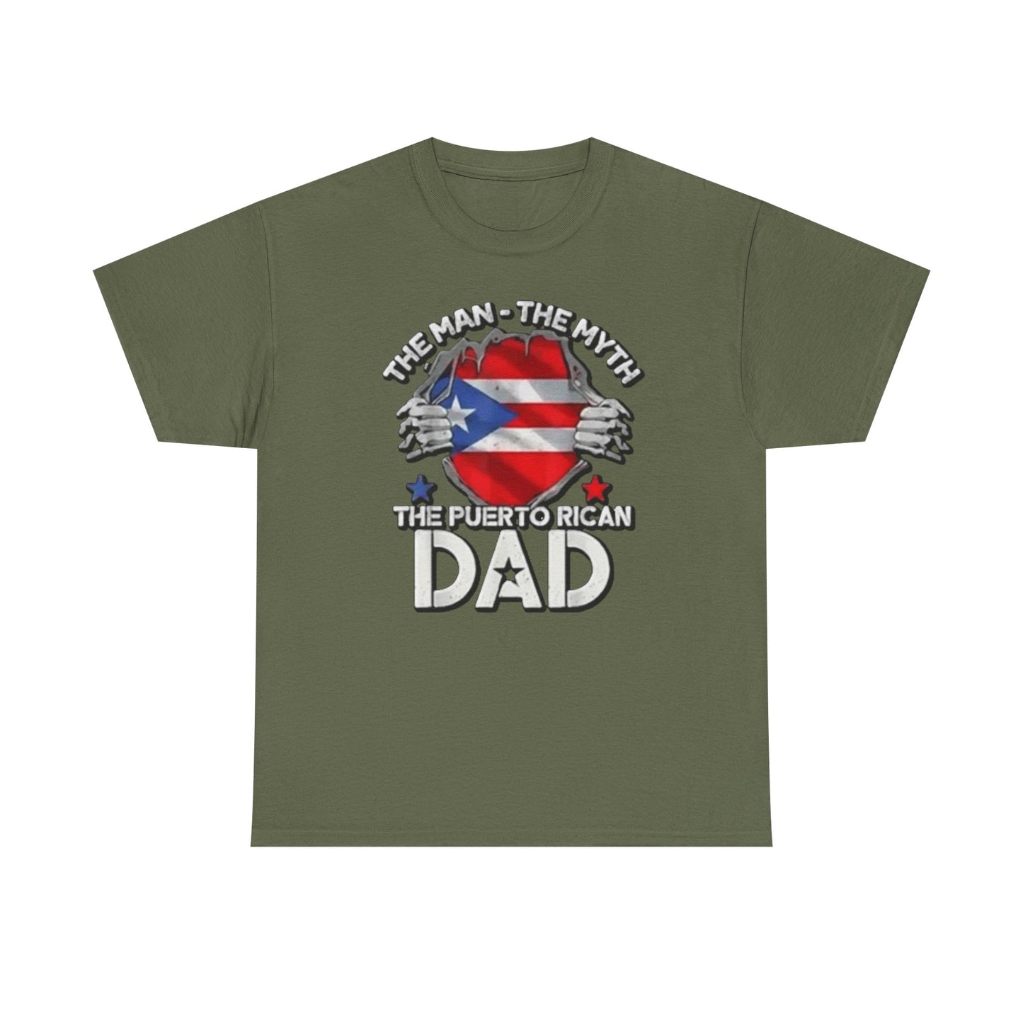 The Puerto Rican DAD, Unisex Heavy Cotton Tee