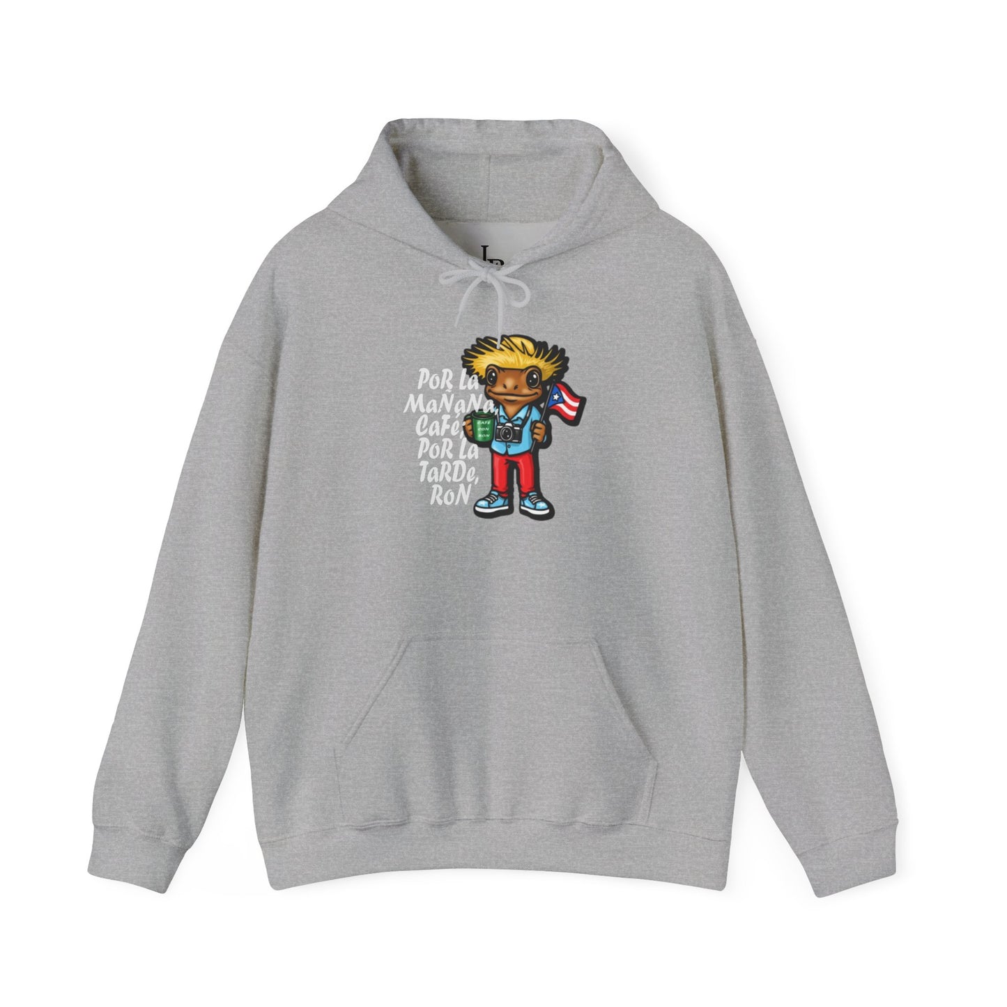 Cafe con Ron Unisex Hoodie, Cozy Sweatshirt, Casual Wear, Gifts for Adventures, Pride Apparel, Comfortable Streetwear