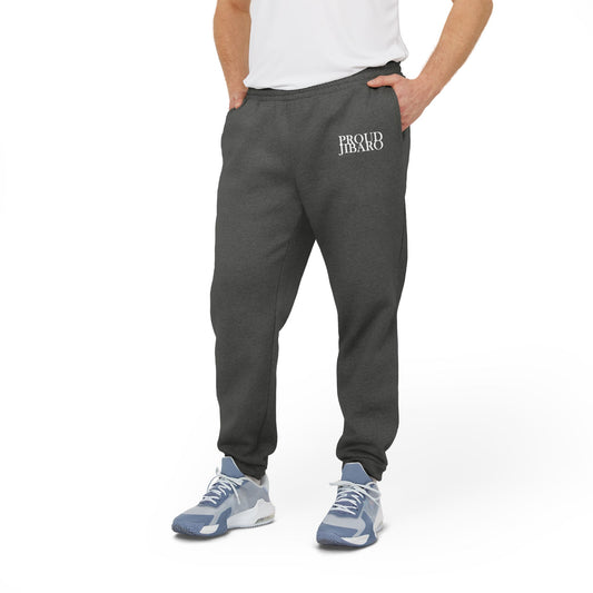 PROUD JIBARO, Cozy Unisex Fleece Joggers - Ideal for Athleisure, Workout, Loungewear, Travel, Gifts for Him/Her