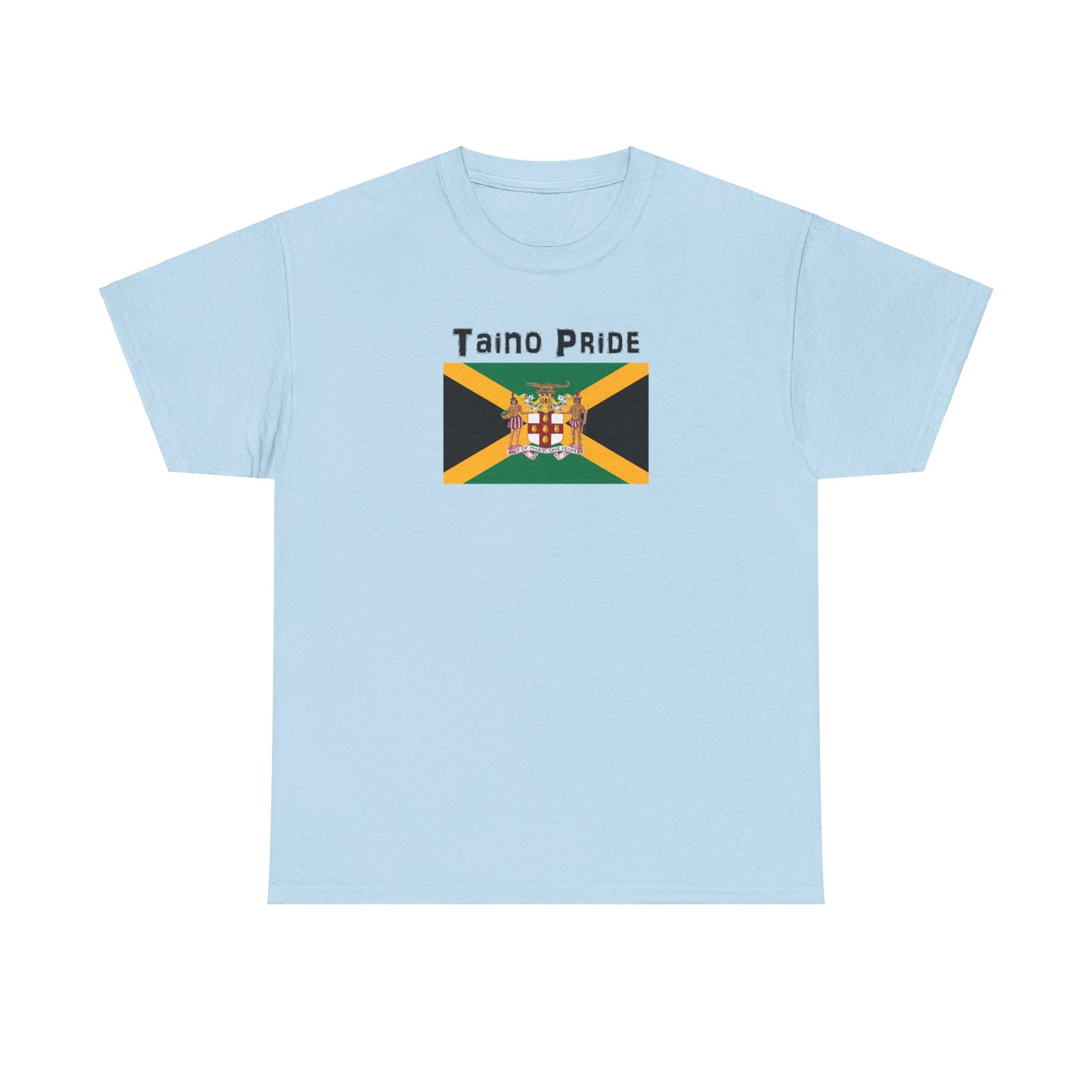 Jamaican Flag Taino Pride, Unisex Heavy Cotton Tee