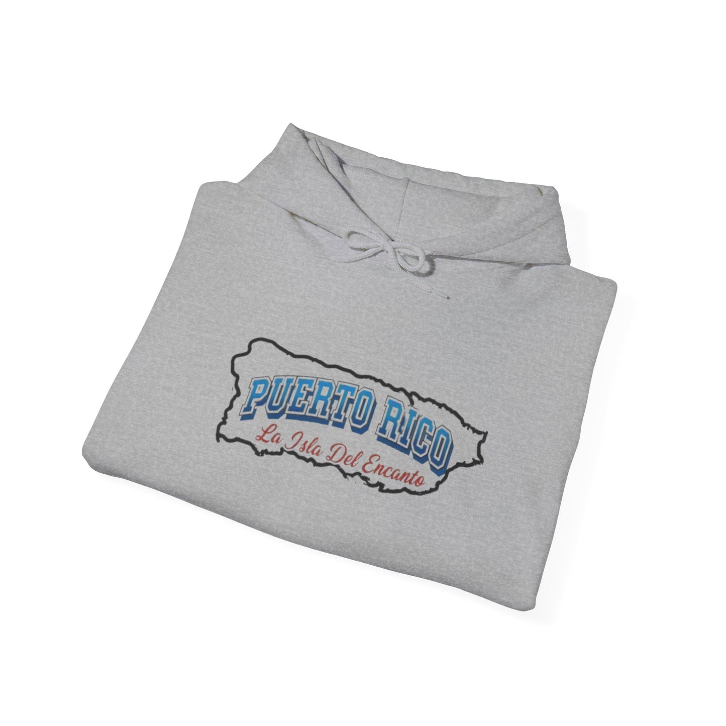 PR La Isla Del Encanto Unisex Hoodie, Cozy Sweatshirt, Casual Wear, Gifts for Adventures, Pride Apparel, Comfortable Streetwear
