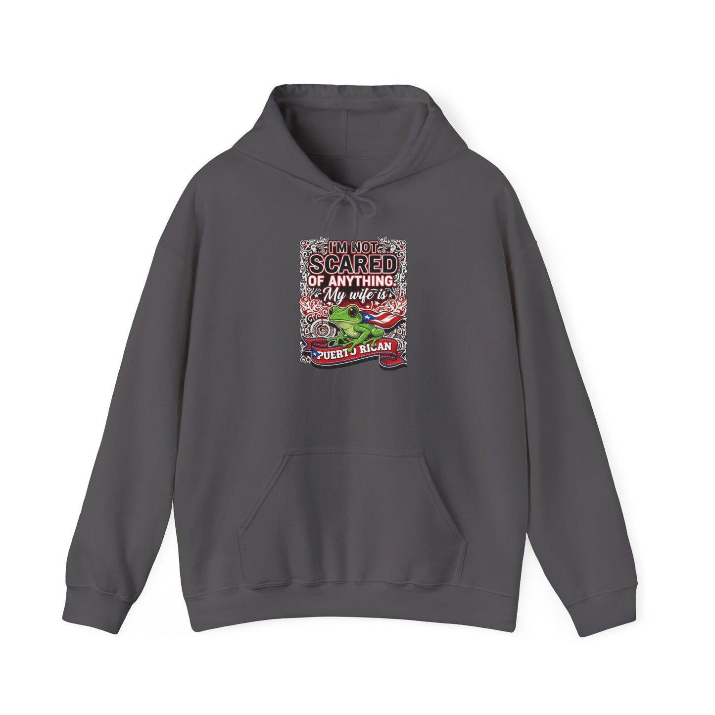 I'm not scared of anything, my wife is...., Unisex Heavy Blend™ Hooded Sweatshirt