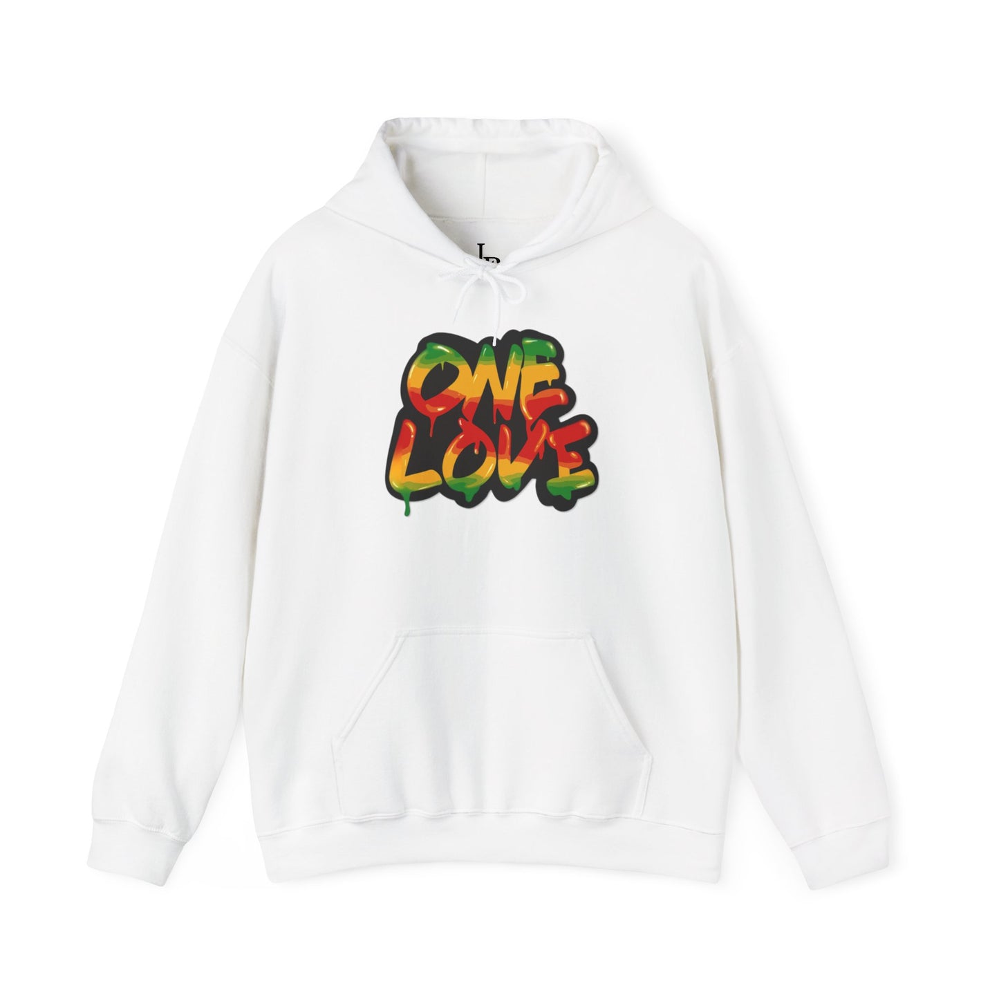 One Love Unisex Hoodie, Cozy Sweatshirt, Casual Wear, Gifts for Adventures, Pride Apparel, Comfortable Streetwear