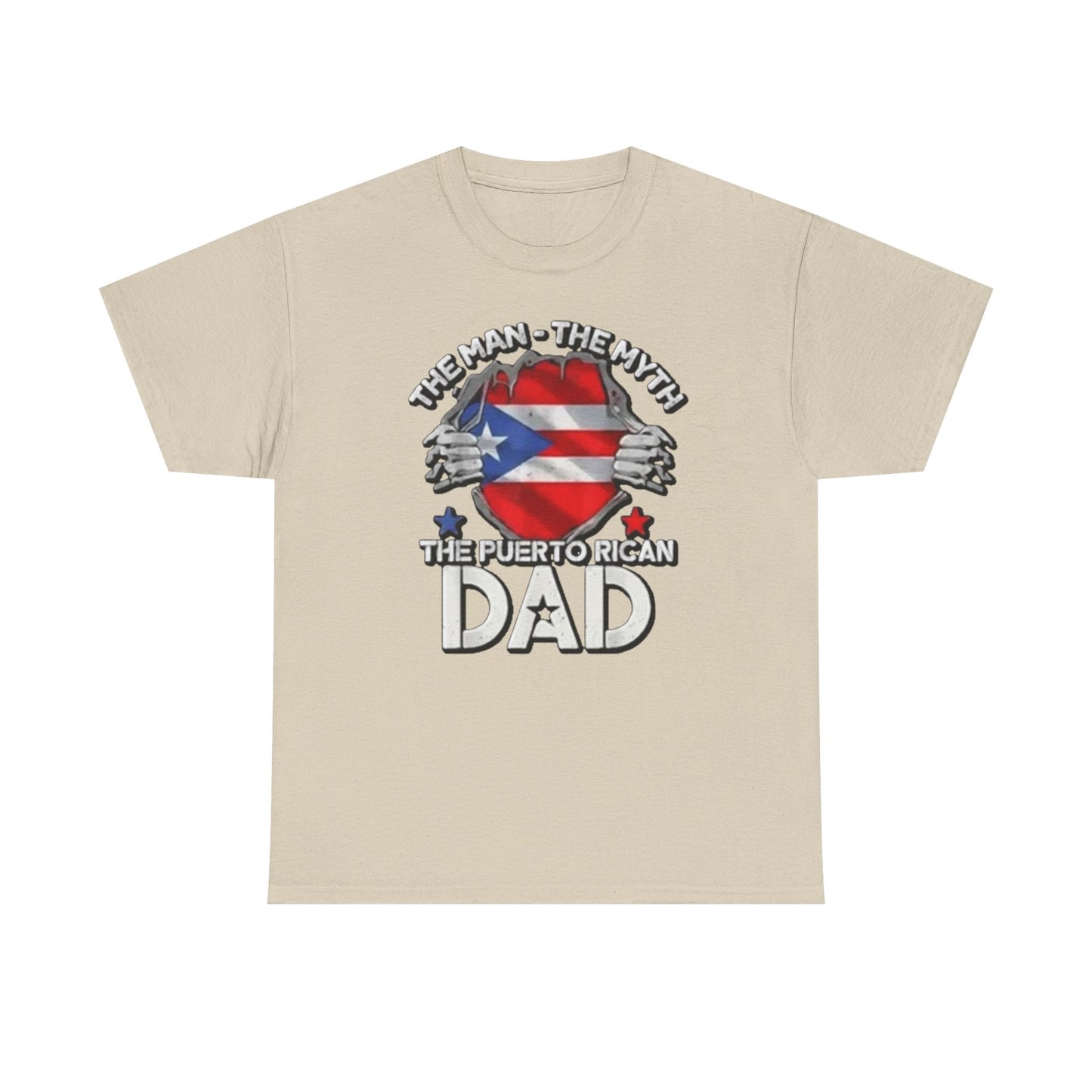 The Puerto Rican DAD, Unisex Heavy Cotton Tee
