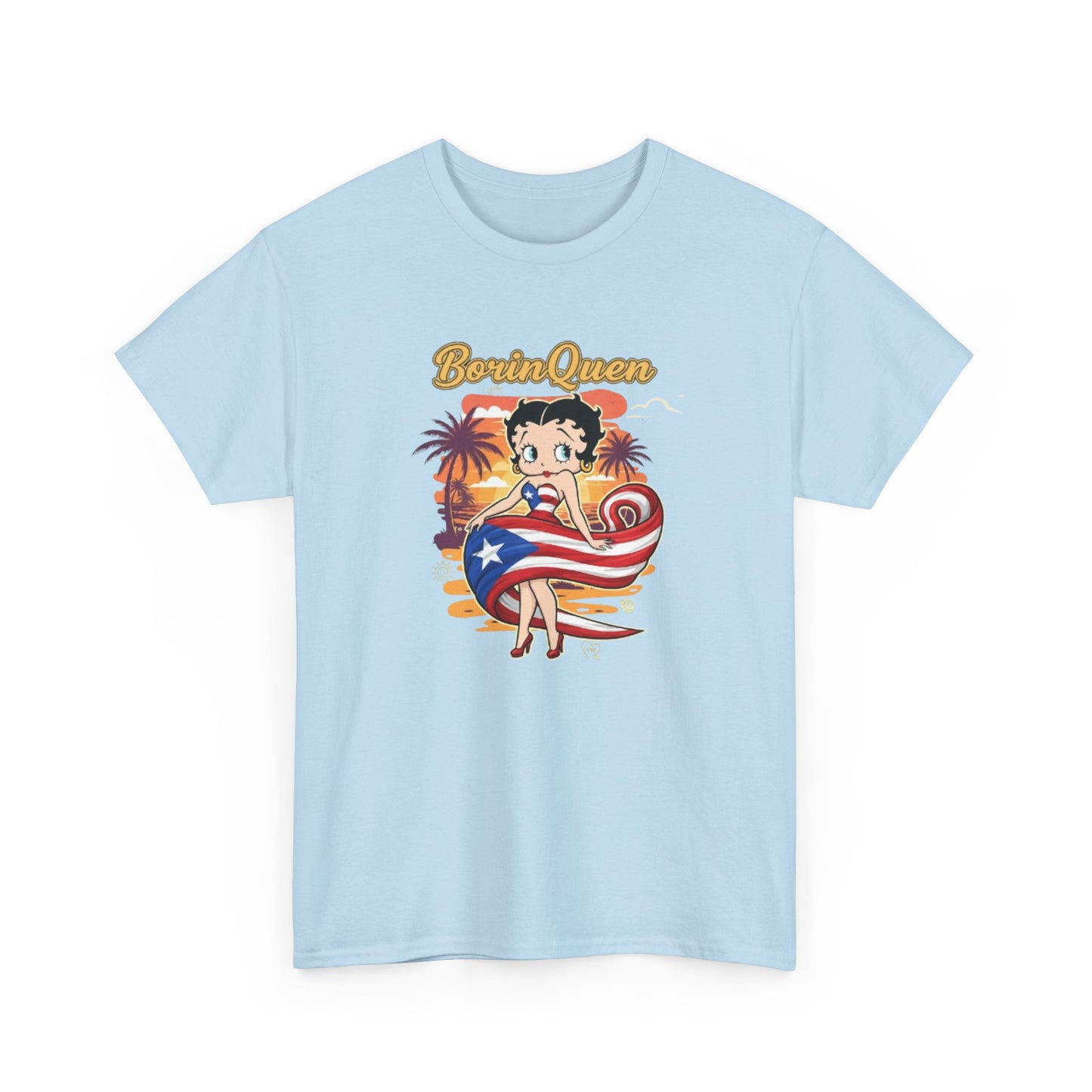 Borinquen Betty, Unisex Heavy Cotton Tee