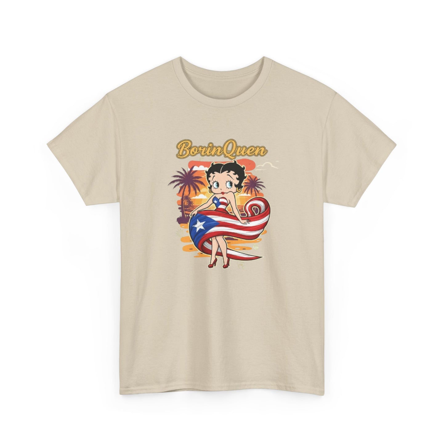 Borinquen Betty, Unisex Heavy Cotton Tee