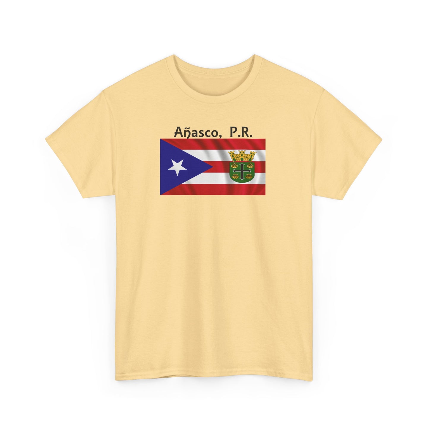 Añasco, Puerto Rico, Unisex Heavy Cotton Tee