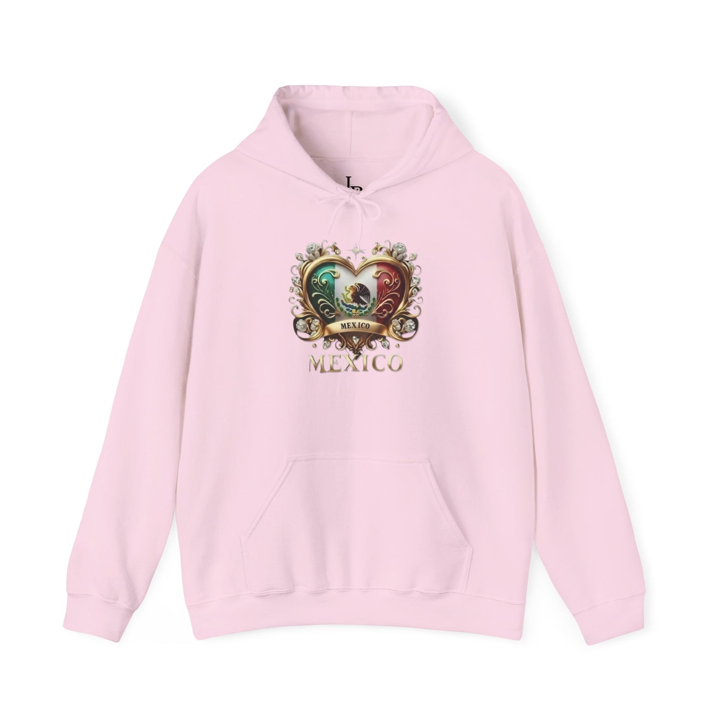 Mexico Heart Unisex Hoodie, Cozy Sweatshirt, Casual Wear, Gifts for Adventures, Pride Apparel, Comfortable Streetwear