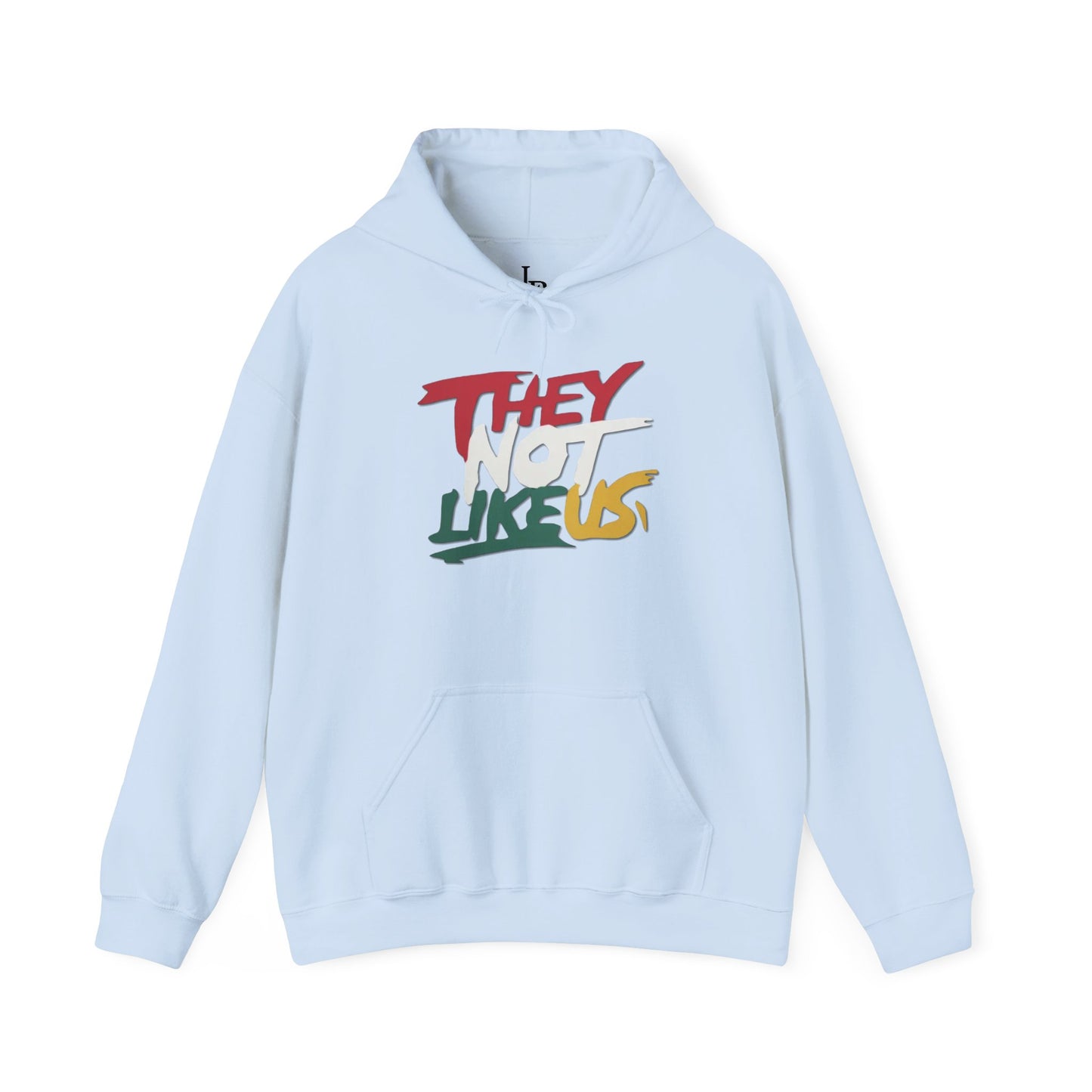 They Not Like US Unisex Hoodie, Cozy Sweatshirt, Casual Wear, Gifts for Adventures, Pride Apparel, Comfortable Streetwear