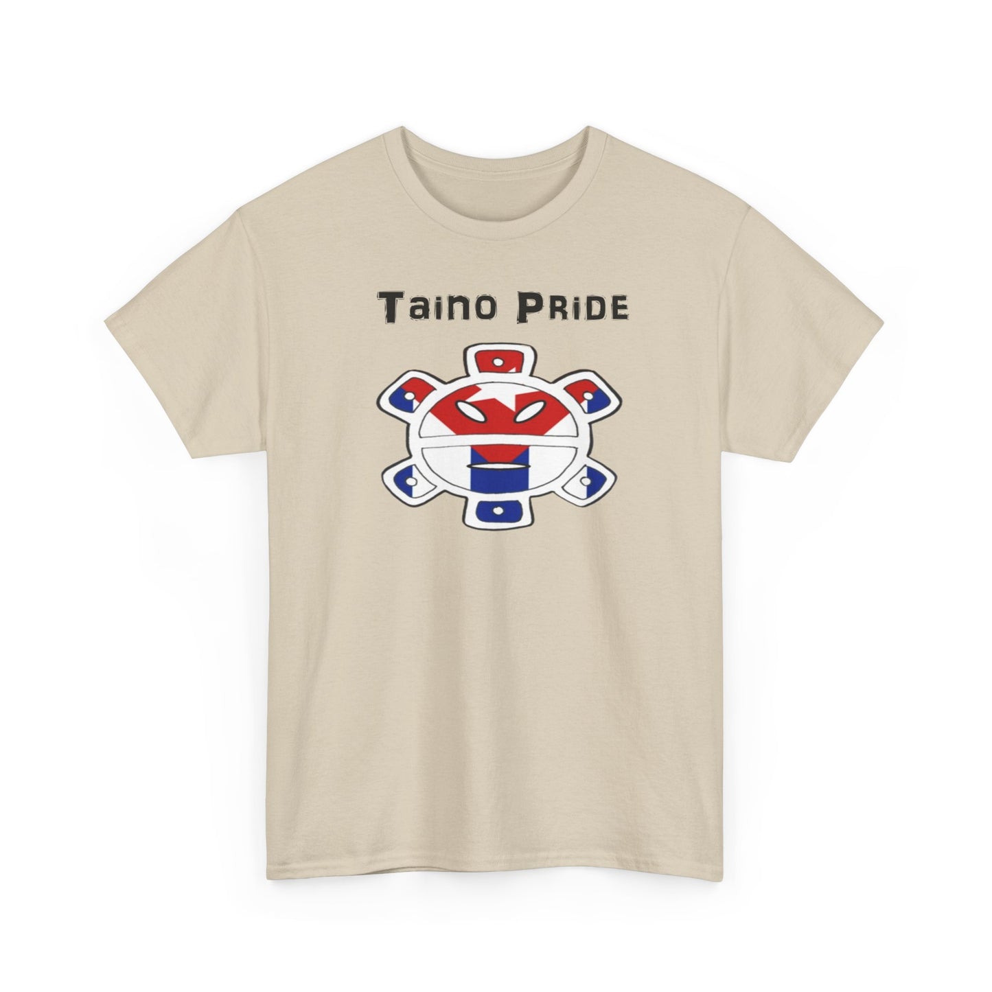 Cuban Flag Taino Pride, Unisex Heavy Cotton Tee