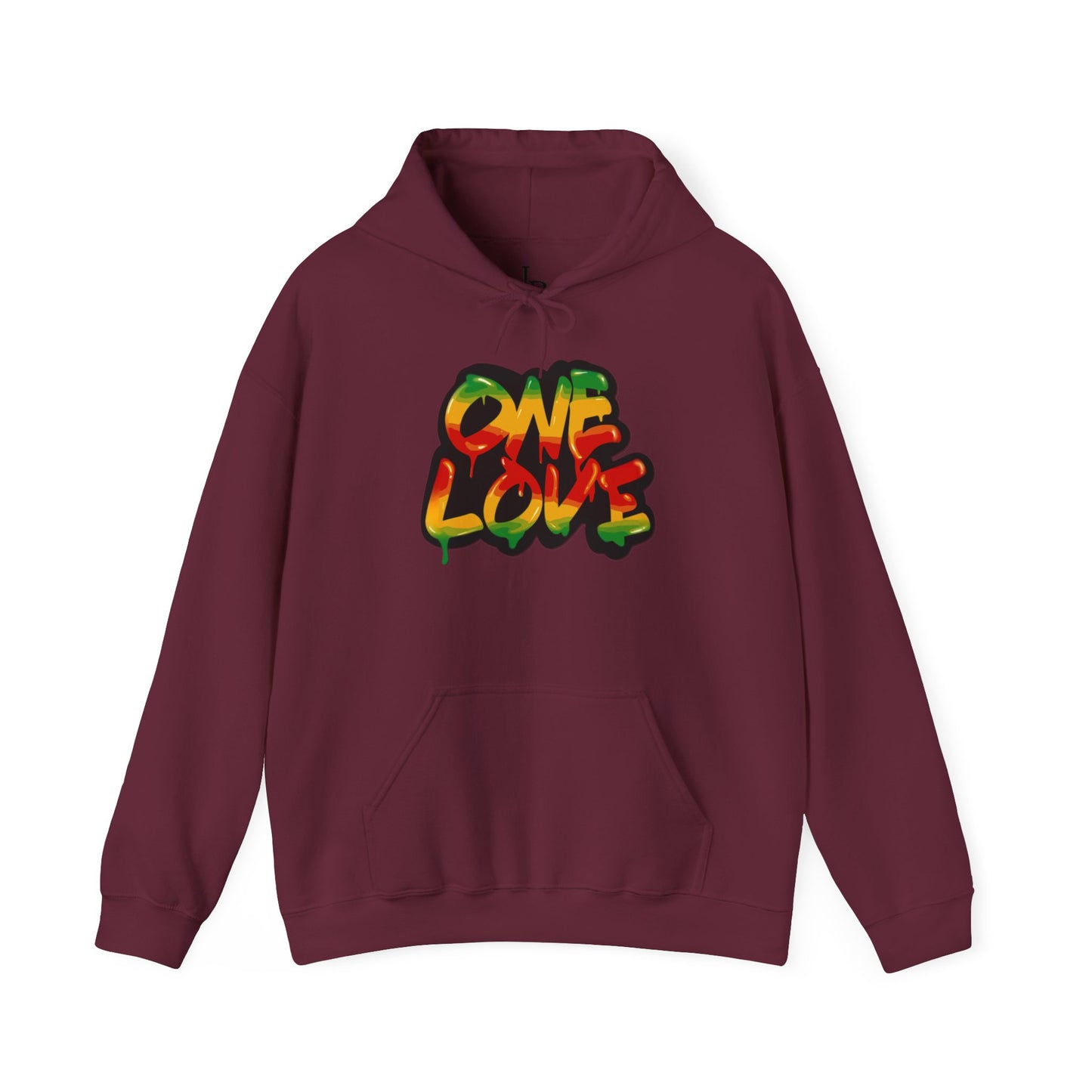 One Love Unisex Hoodie, Cozy Sweatshirt, Casual Wear, Gifts for Adventures, Pride Apparel, Comfortable Streetwear