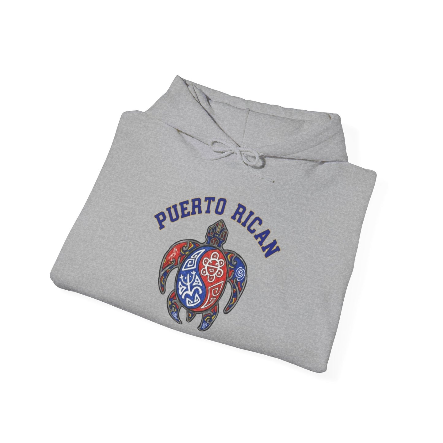 Taino Turtle Unisex Hoodie, Cozy Sweatshirt, Casual Wear, Gifts for Adventures, Pride Apparel, Comfortable Streetwear