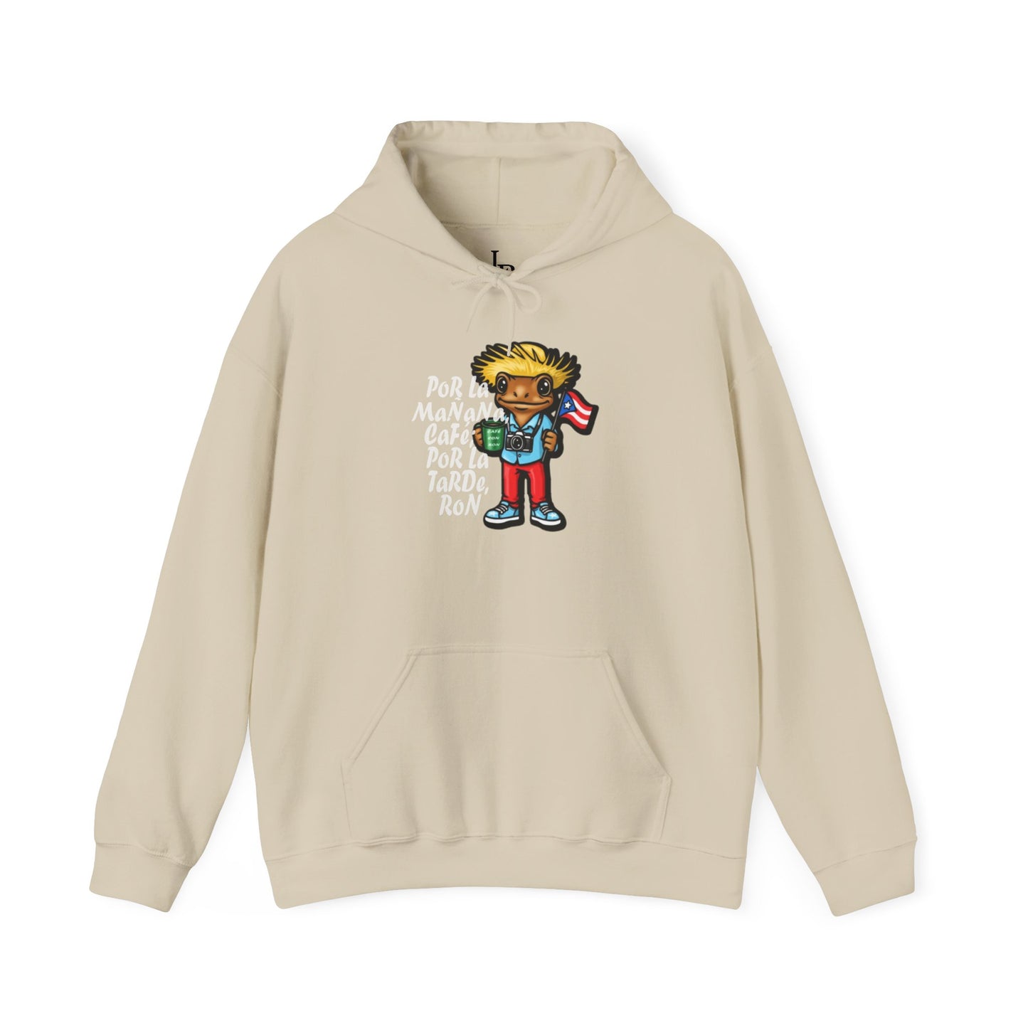 Cafe con Ron Unisex Hoodie, Cozy Sweatshirt, Casual Wear, Gifts for Adventures, Pride Apparel, Comfortable Streetwear