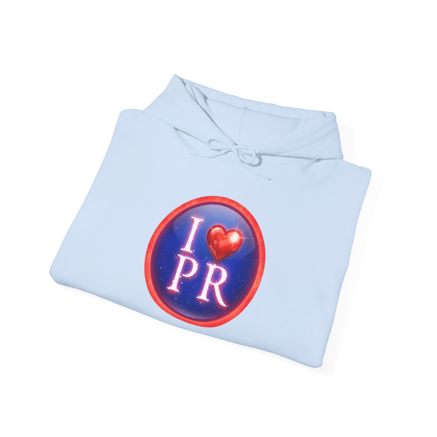 I love PR, Unisex Heavy Blend™ Hooded Sweatshirt