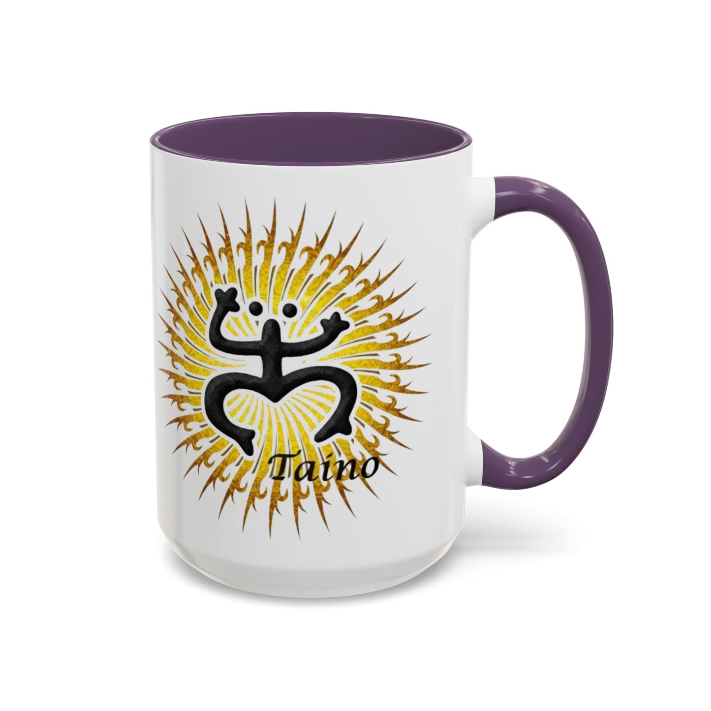 Taino Coqui Sun Colorful Accent Mugs, 11oz