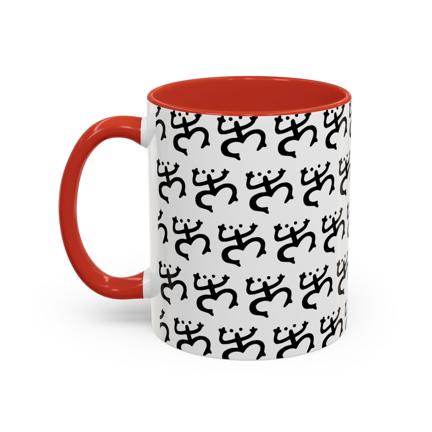 Coqui Symbol, Colorful Accent Mugs, 11oz