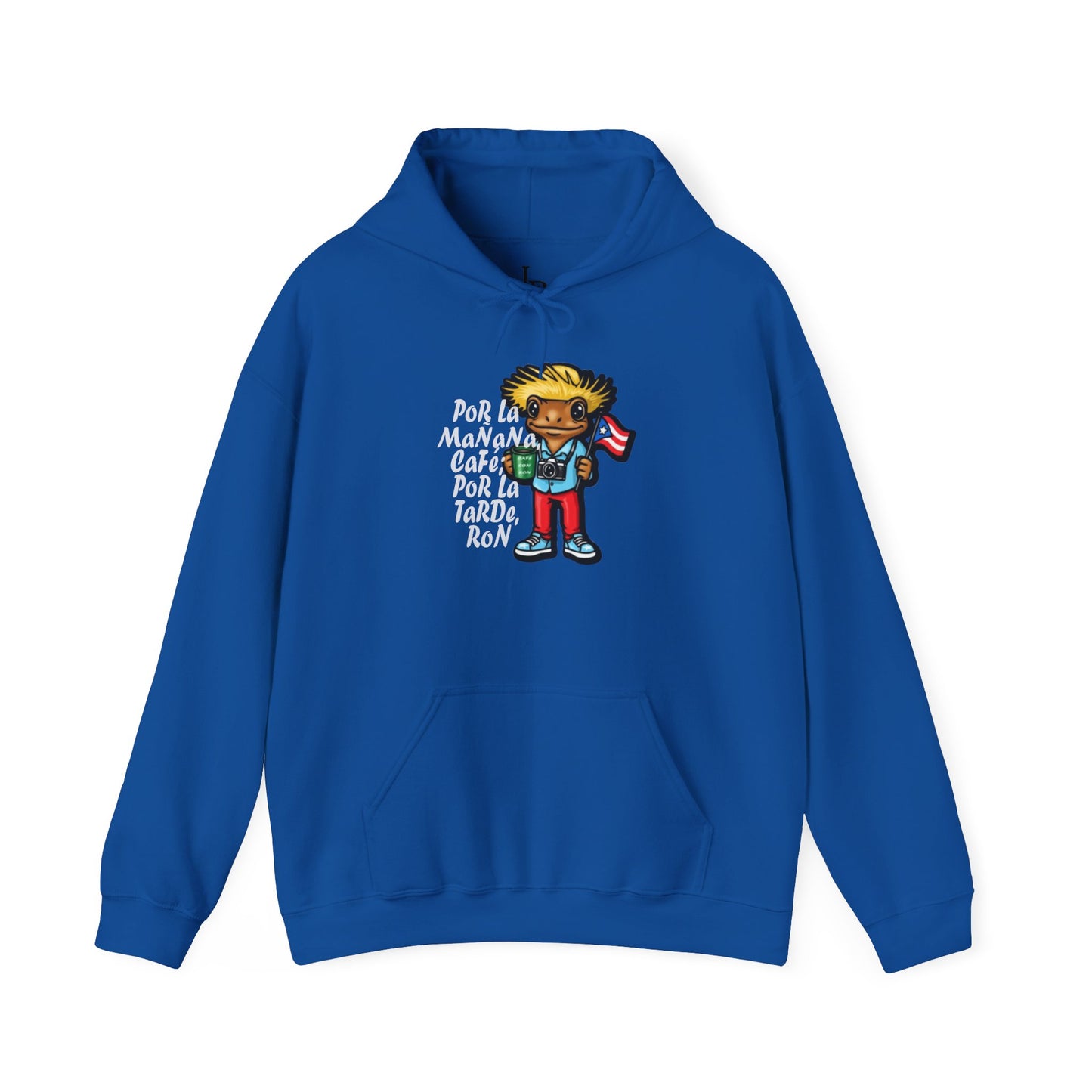 Cafe con Ron Unisex Hoodie, Cozy Sweatshirt, Casual Wear, Gifts for Adventures, Pride Apparel, Comfortable Streetwear