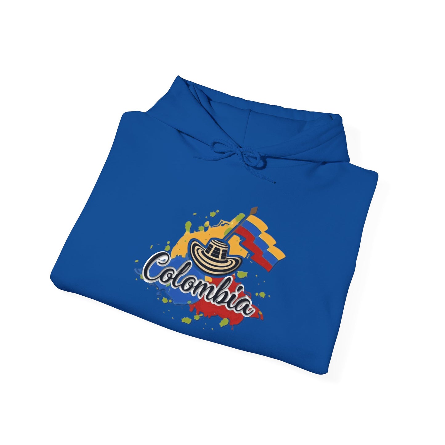 Colombia Unisex Hoodie, Cozy Sweatshirt, Casual Wear, Gifts for Adventures, Pride Apparel, Comfortable Streetwear