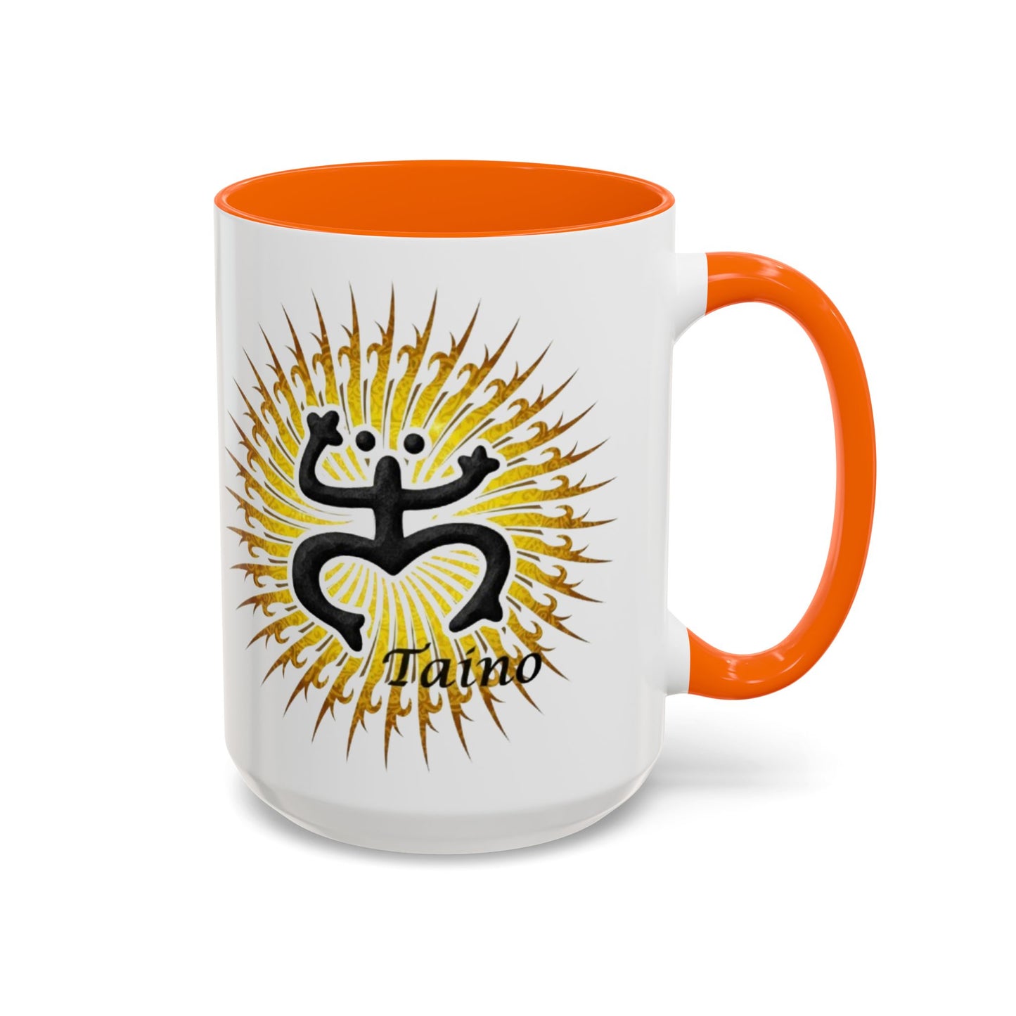 Taino Coqui Sun Colorful Accent Mugs, 11oz