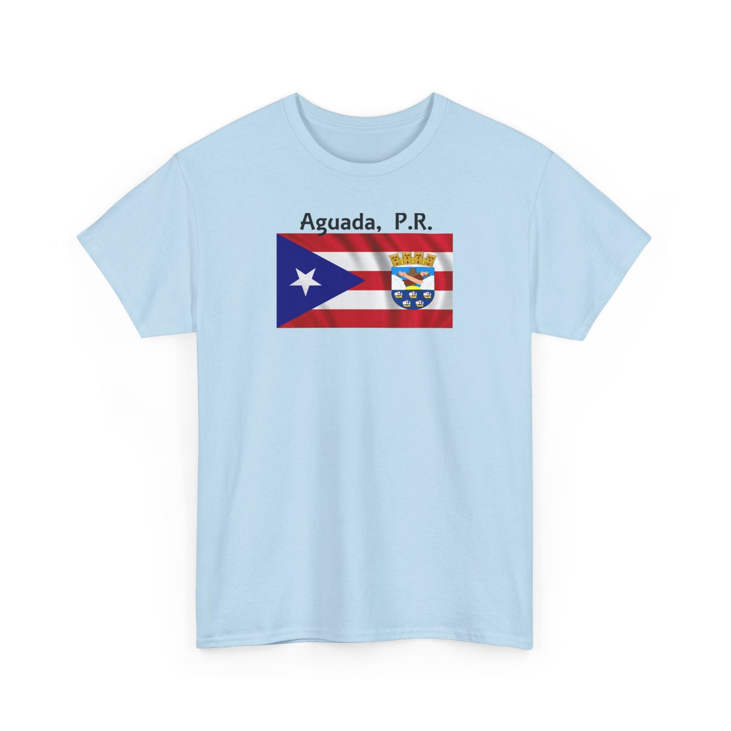 Aguada, Puerto Rico, Unisex Heavy Cotton Tee