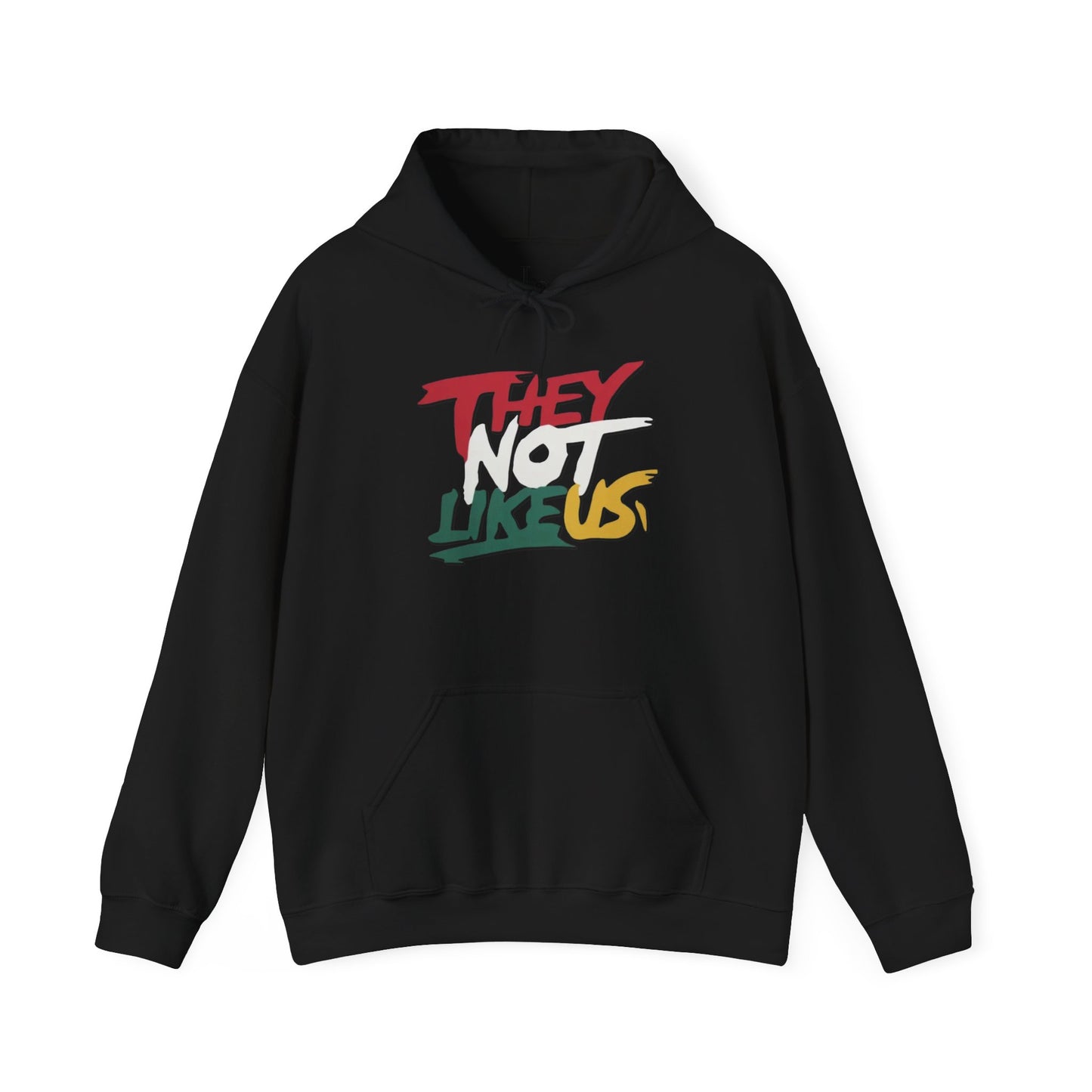 They Not Like US Unisex Hoodie, Cozy Sweatshirt, Casual Wear, Gifts for Adventures, Pride Apparel, Comfortable Streetwear