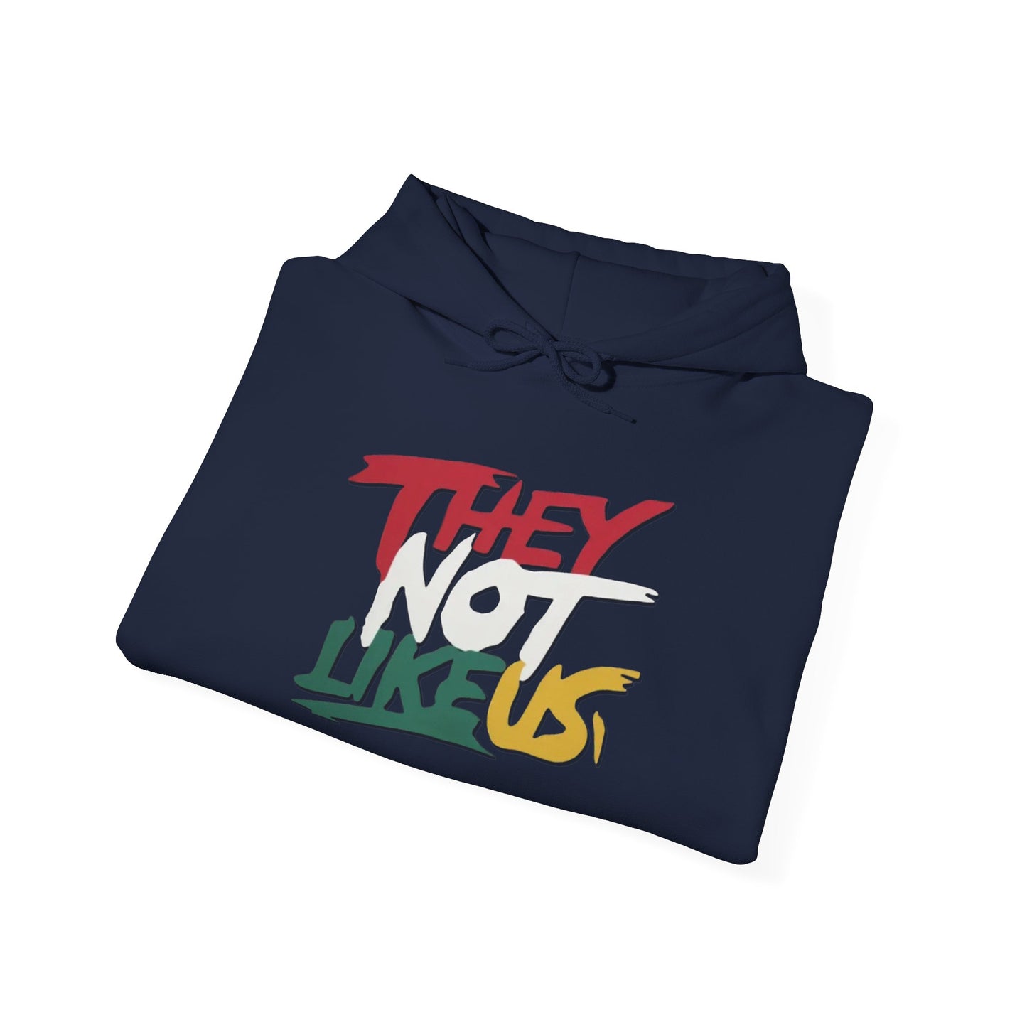 They Not Like US Unisex Hoodie, Cozy Sweatshirt, Casual Wear, Gifts for Adventures, Pride Apparel, Comfortable Streetwear