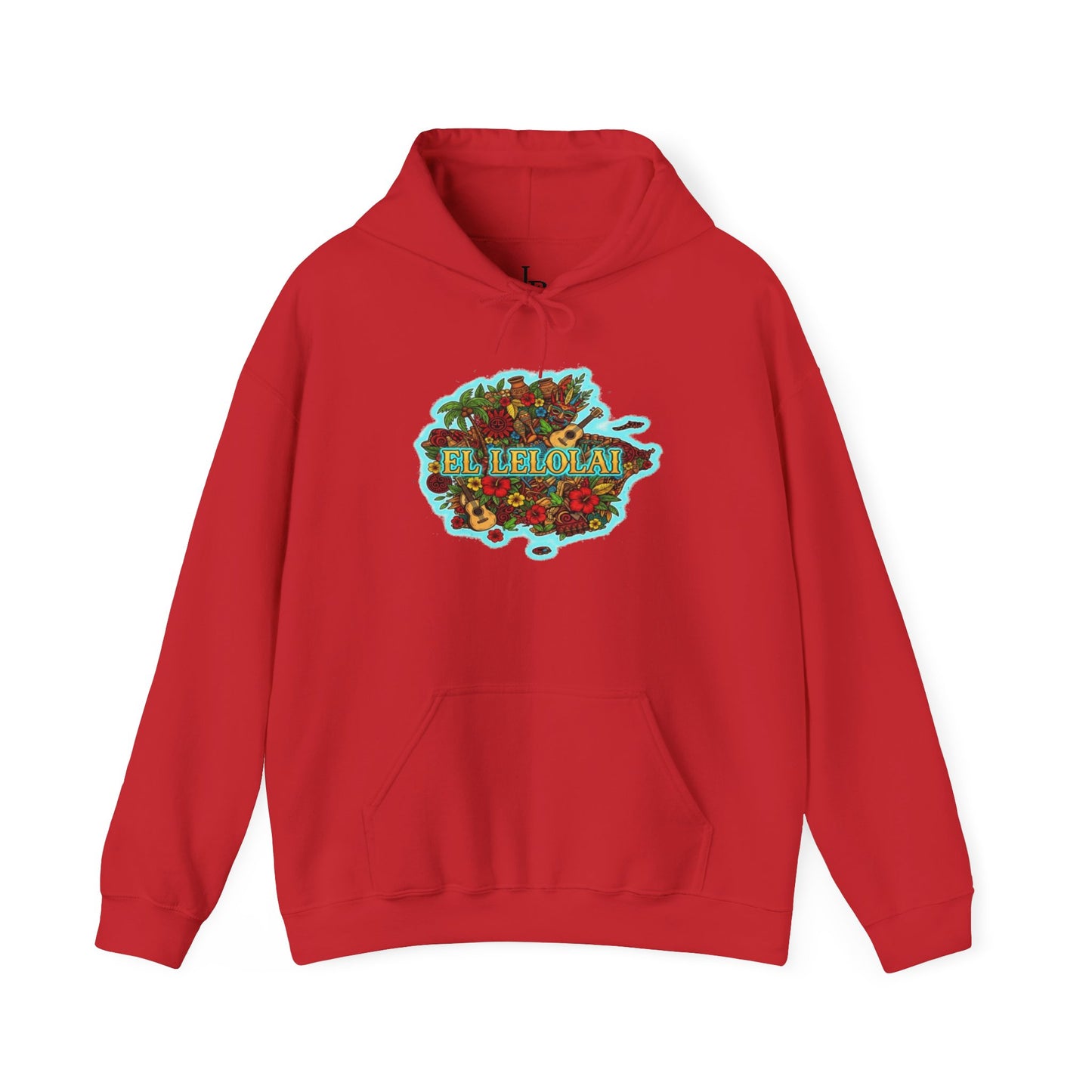 EL LELOLAI PR MAP Unisex Hoodie, Cozy Sweatshirt, Casual Wear, Gifts for Adventures, Pride Apparel, Comfortable Streetwear